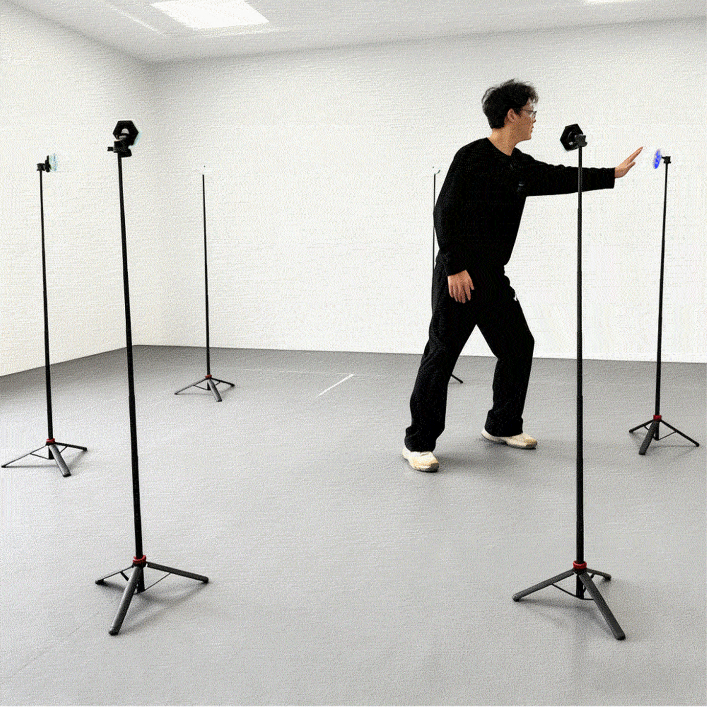 Professional Tripod Bracket for Reaction Training Light | Adjustable Height 360° Rotation Stand for Agility Reaction Lights