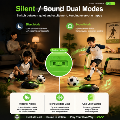 Automatic Ball-Chasing Soccer Robot, Youth Indoor Dribbling & Tackling Training Equipment, Parent-Child Interactive Toy