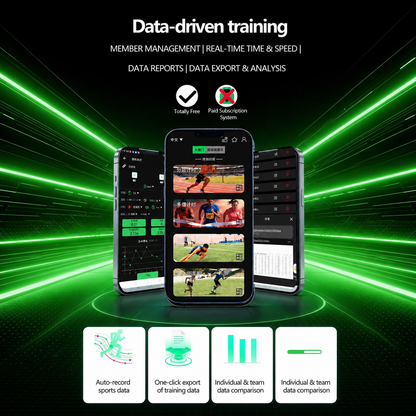 2026 Infrared Sprint Timer | 0.001s Accuracy Track & Field Speed Training Timer with APP for Running Test