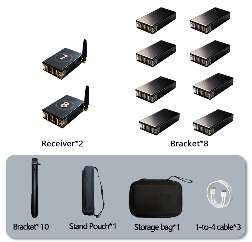 2026 Infrared Intelligent Sprint Timer Upgraded Opposed-beam Expansion Link Cannot Be Used Alone Without Unit 1