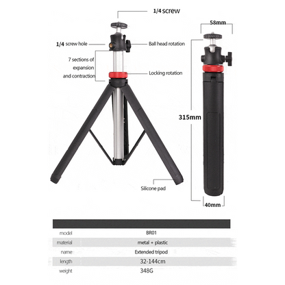 Professional Tripod Bracket for Reaction Training Light | Adjustable Height 360° Rotation Stand for Agility Reaction Lights