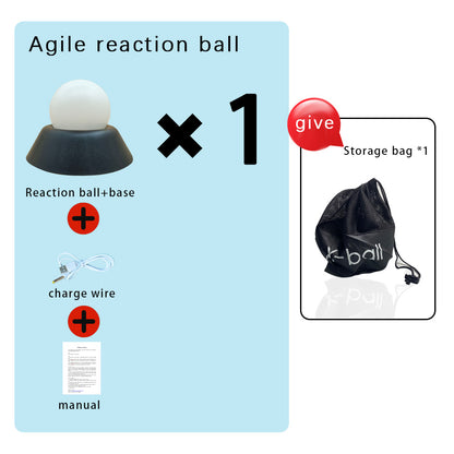 ReactionX Smart Reaction Training Ball XB01 Round | Bluetooth APP Control, IPX7 Waterproof, Reaction Speed & Hand-Eye Coordination Training