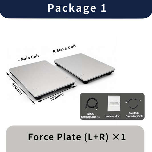 Queling  Vertical Jump Force Plate, 1 D Force Platform, CMJ Rehabilitation Assessment, Portable Large Surface, Peak Force