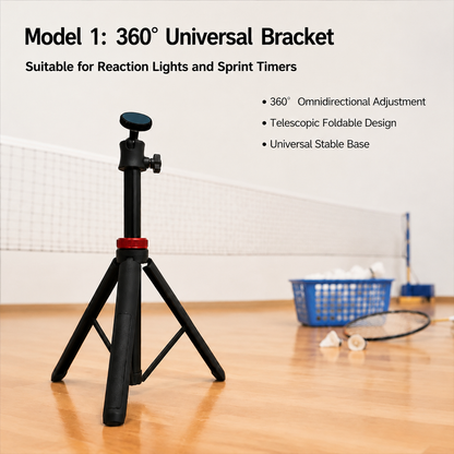 2026 Universal Tripod Stand for Sprint Timer & Reaction Training Light, Multifunctional Track Speed Measuring Bracket