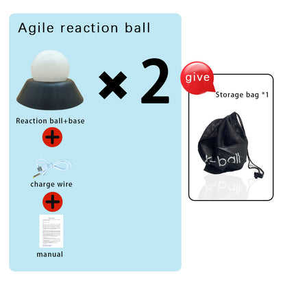 ReactionX Smart Reaction Training Ball XB01 Round | Bluetooth APP Control, IPX7 Waterproof, Reaction Speed & Hand-Eye Coordination Training