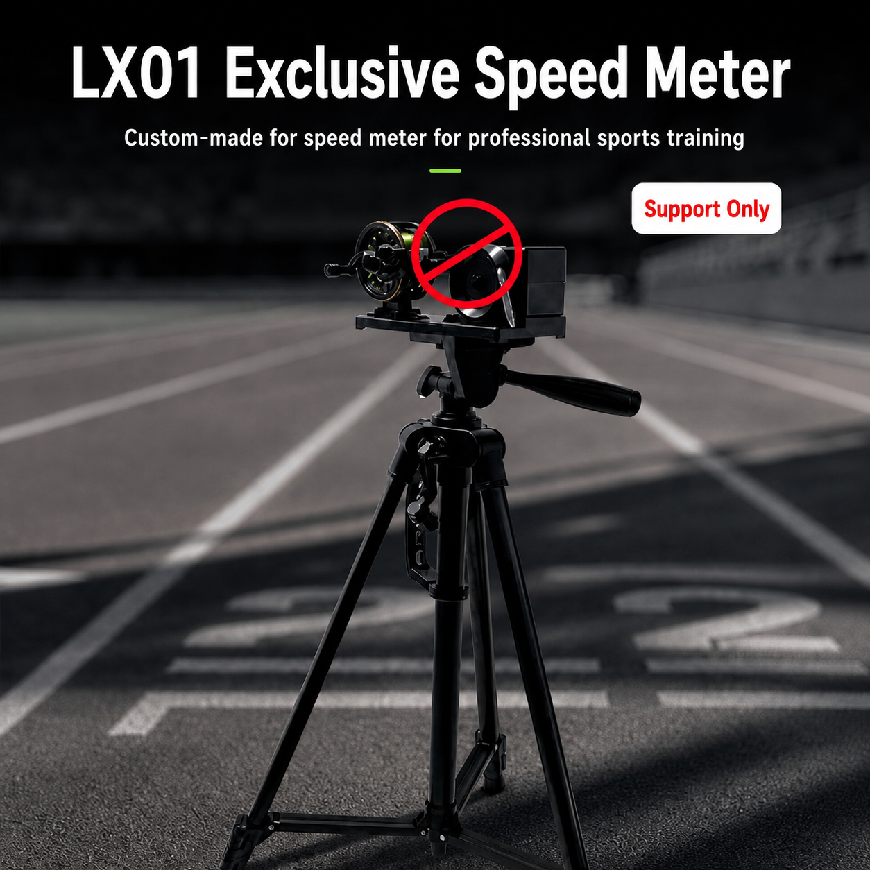 2026 queling Pull-Wire Tachometer Special Bracket, Aluminum Alloy Tripod, Multi-Angle Adjustable, Stable & Anti-Wobble