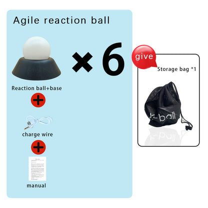 ReactionX Smart Reaction Training Ball XB01 Round | Bluetooth APP Control, IPX7 Waterproof, Reaction Speed & Hand-Eye Coordination Training