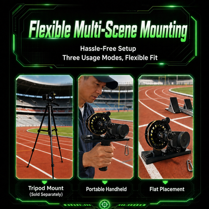2026quelingSprint Speed Measuring System with Pull-Wire Encoder Real-Time Velocity Tracking for Running Tests and SportsTraining