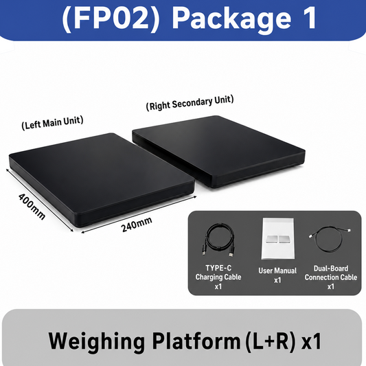 2026  FP02 Mini Smart Force Plate, Dual-Plate Tester for Youth Training & Rehab Assessment