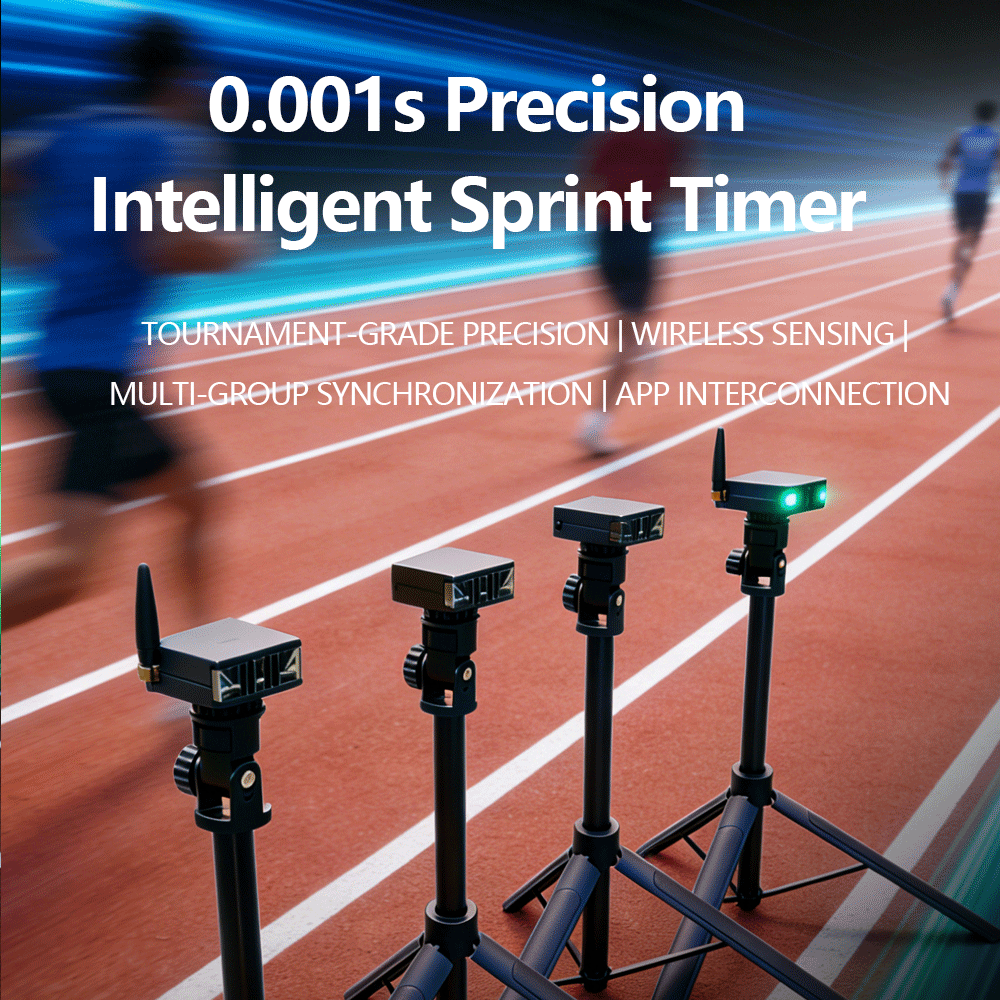2026 Infrared Sprint Timer | 0.001s Accuracy Track & Field Speed Training Timer with APP for Running Test
