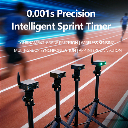 2026 Infrared Sprint Timer | 0.001s Accuracy Track & Field Speed Training Timer with APP for Running Test
