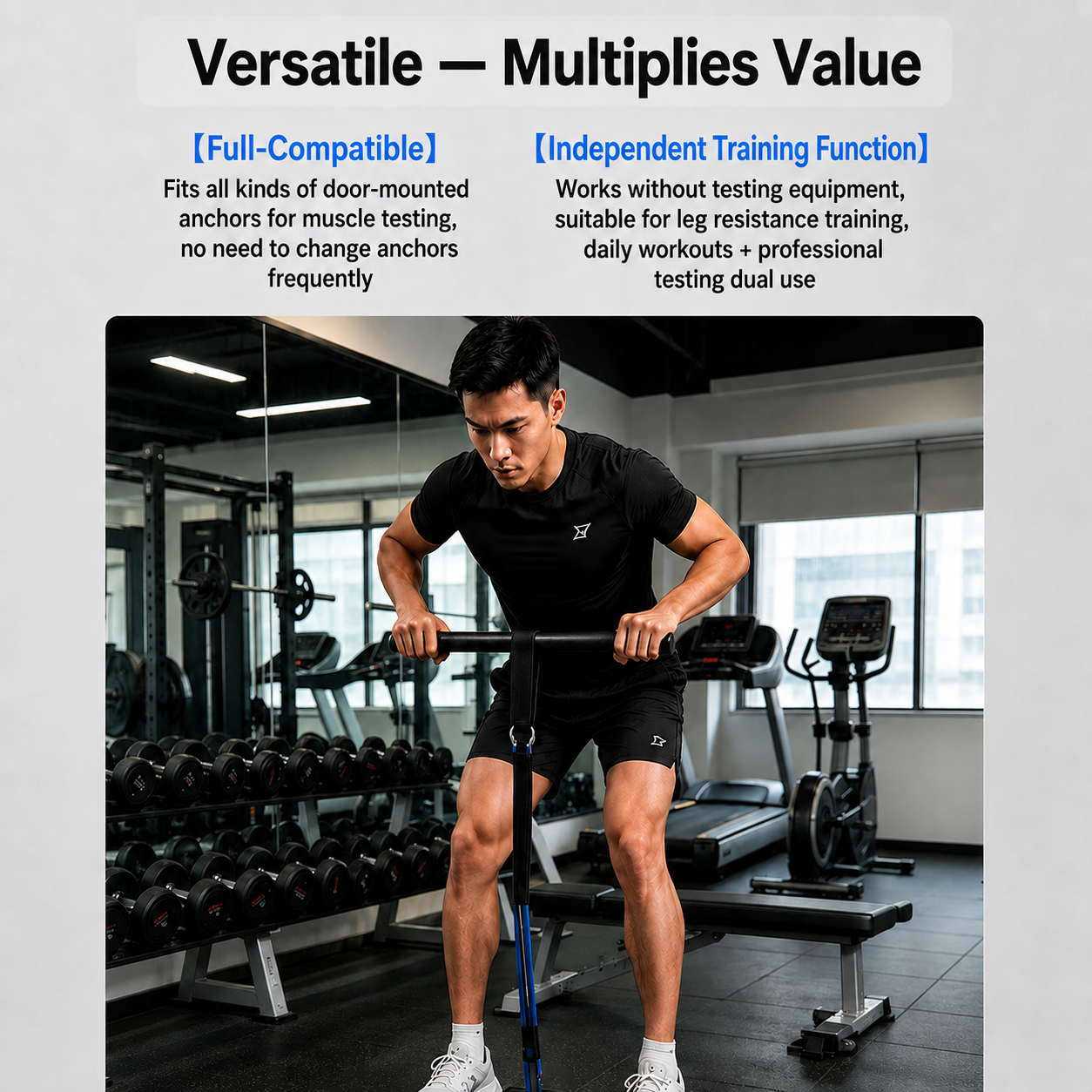 2026Isometric Strength Test Platform, IMTP Test Board, Lower Limb Explosive Power Evaluator, Dynamometer Training Base Plate