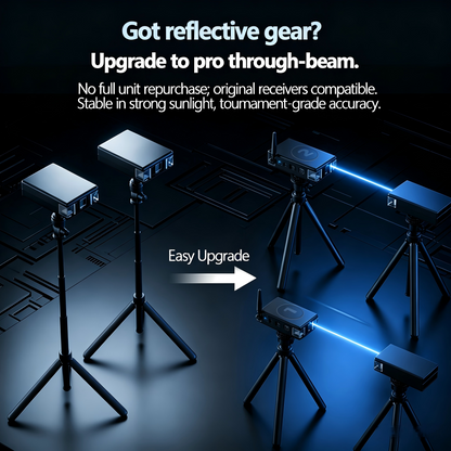 2026 Infrared Intelligent Sprint Timer Upgraded Opposed-beam Expansion Link Cannot Be Used Alone Without Unit 1