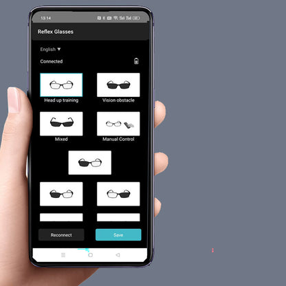 (E)Visual impairment sports training glasses GS-01