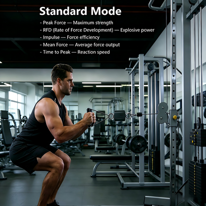 2026 500kg High-Precision Isometric Muscle Strength Tester Force Block Fitness Explosive Power Testing Equipment