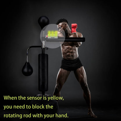 Smart Rotating Training Target | Reaction Speed & Strike Count Sensor for Boxing, MMA, Martial Arts
