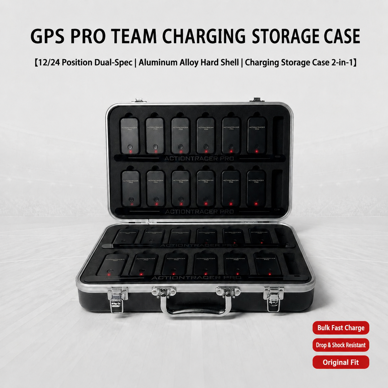 2026 Action Tracer PRO Tracker Dedicated Dual-Spec Aluminum Alloy 2-in-1 Charging & Storage Dock, Bulk Fast Charging