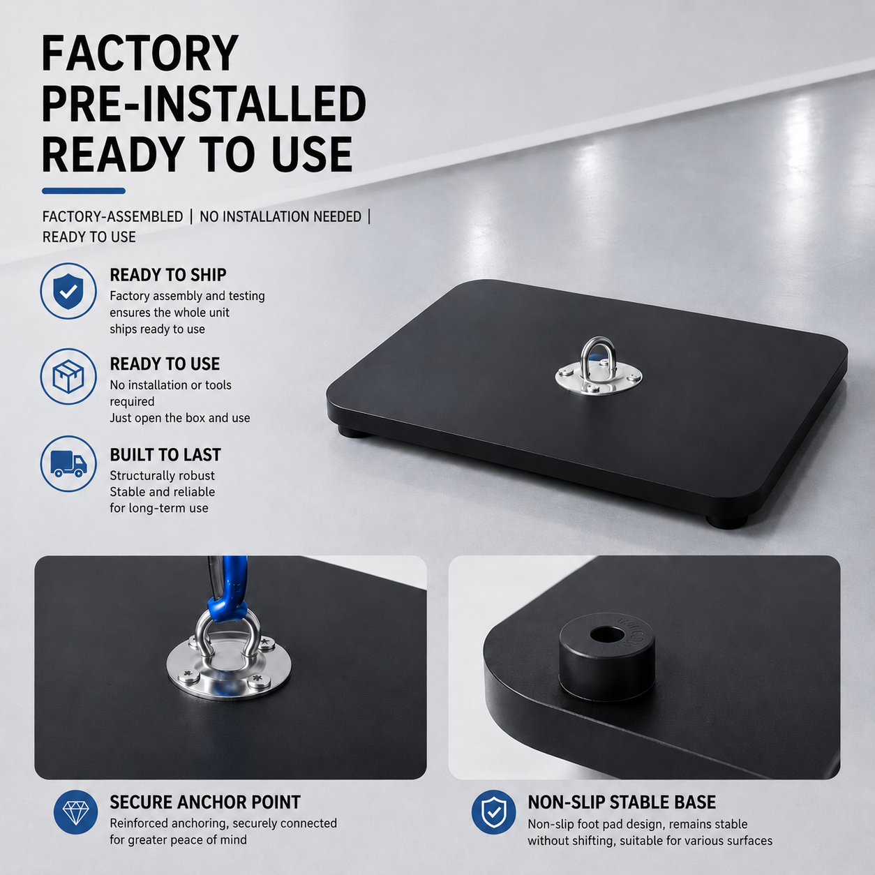 2026Isometric Strength Test Platform, IMTP Test Board, Lower Limb Explosive Power Evaluator, Dynamometer Training Base Plate