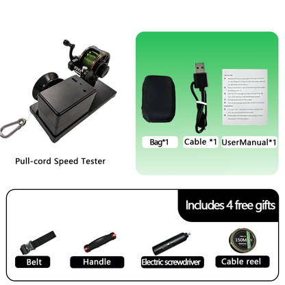 2026quelingSprint Speed Measuring System with Pull-Wire Encoder Real-Time Velocity Tracking for Running Tests and SportsTraining