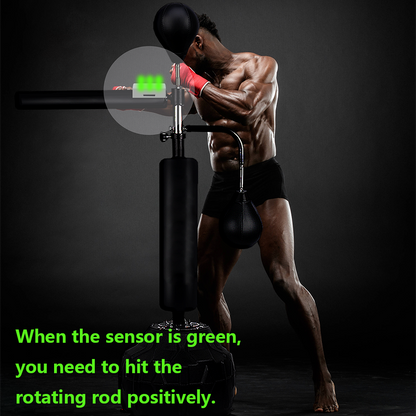 (Q)Rotating target light reaction measuring device