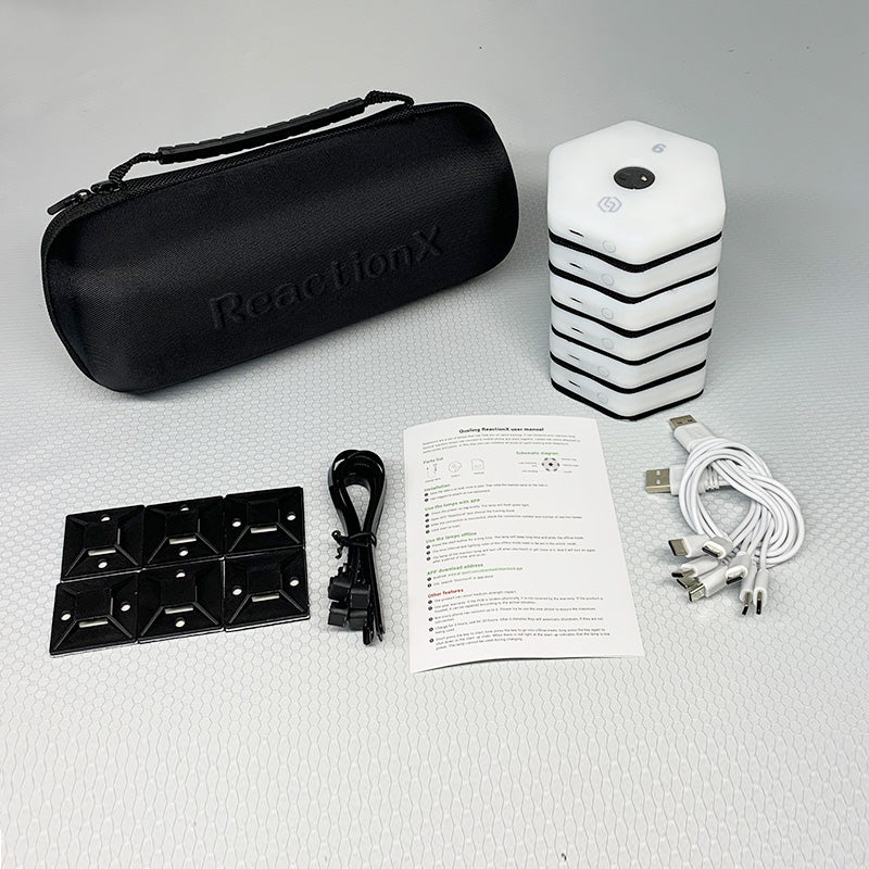ReactionX Smart Reaction Training Light, 29+ Training Modes, Speed & Agility Trainer for Sports and Fitness  0.1s High Precision