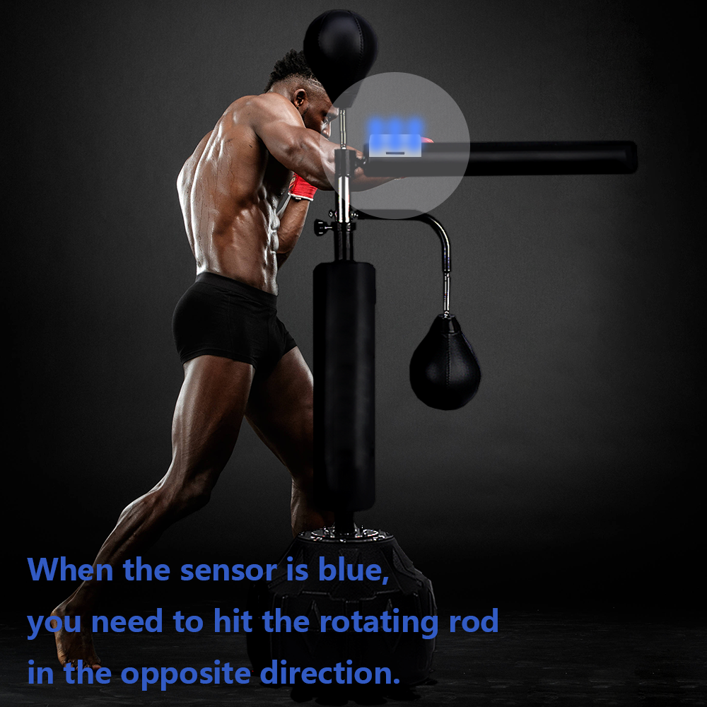 Smart Rotating Training Target | Reaction Speed & Strike Count Sensor for Boxing, MMA, Martial Arts