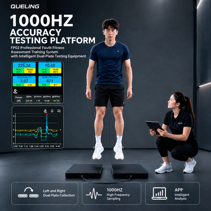 2026  FP02 Mini Smart Force Plate, Dual-Plate Tester for Youth Training & Rehab Assessment
