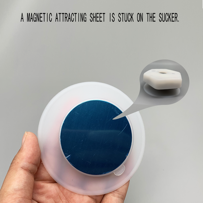 sucker for attaching reaction training lights to walls or glass