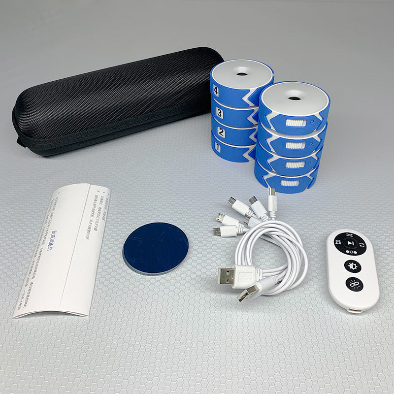 Remote Control Reaction Training Light (Blue), 4 Training Modes, 10m Wireless Remote, Indoor Physical Agility Trainer