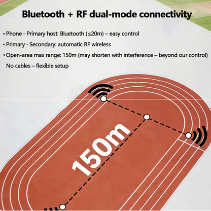 2026 Infrared Sprint Timer | 0.001s Accuracy Track & Field Speed Training Timer with APP for Running Test