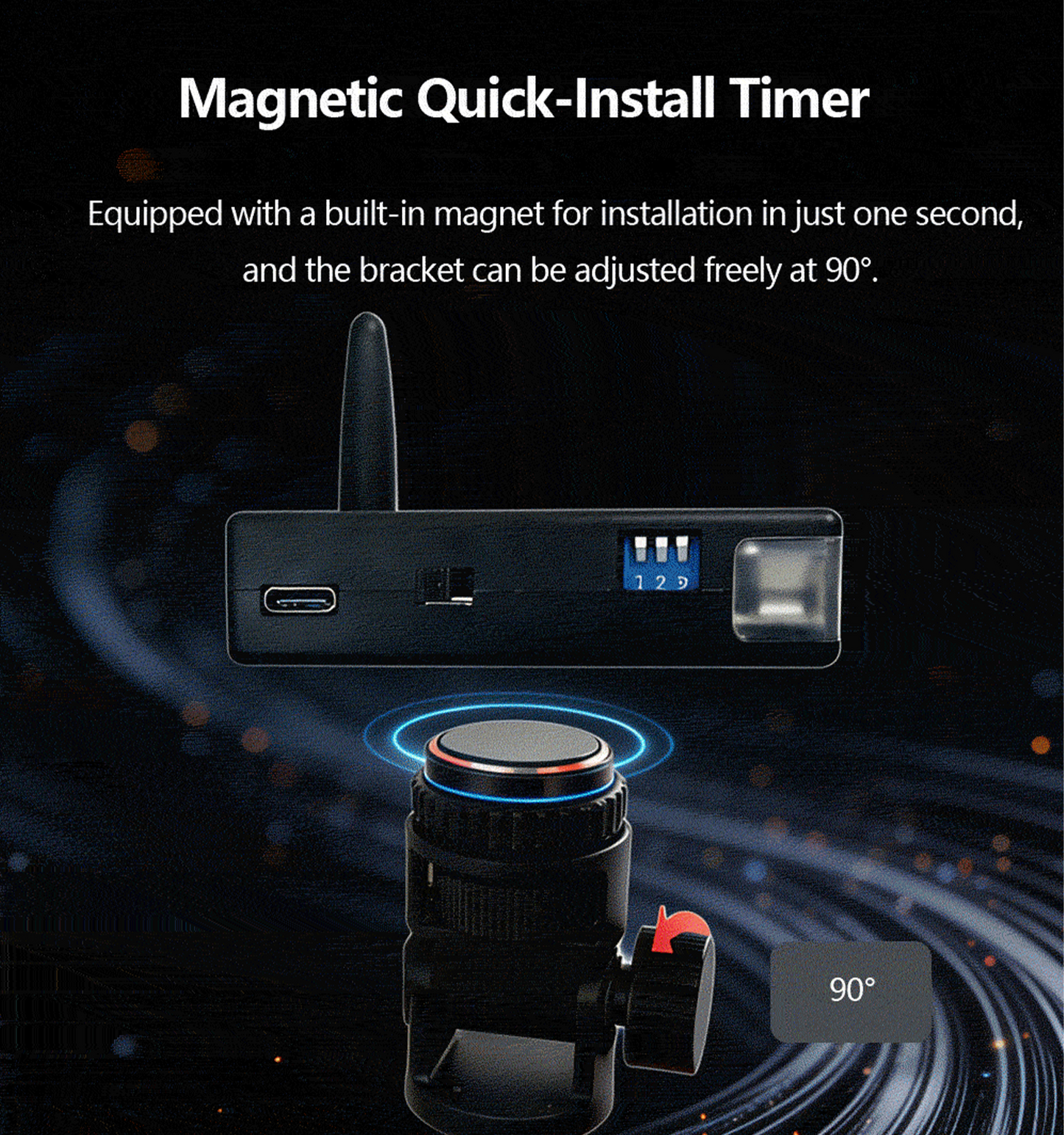 CC01 Infrared Sprint Timer | 0.001s Precision Track and Field Training Timer with APP