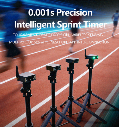 CC01 Infrared Sprint Timer | 0.001s Precision Track and Field Training Timer with APP