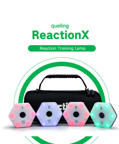 ReactionX Smart Reaction Training Light, 29+ Training Modes, Speed & Agility Trainer for Sports and Fitness  0.1s High Precision
