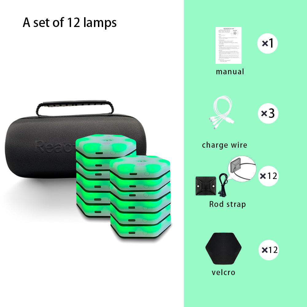 ReactionX Smart Reaction Training Light, 29+ Training Modes, Speed & Agility Trainer for Sports and Fitness  0.1s High Precision