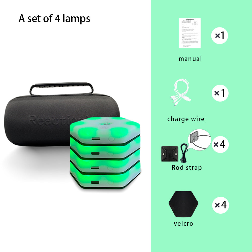ReactionX Smart Reaction Training Light, 29+ Training Modes, Speed & Agility Trainer for Sports and Fitness  0.1s High Precision