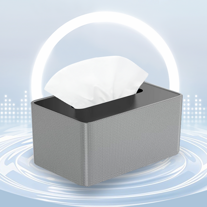 Anti-Recording Voice Recorder Blocker | Ultrasonic Privacy Protector Tissue Box Design for Meeting & Office