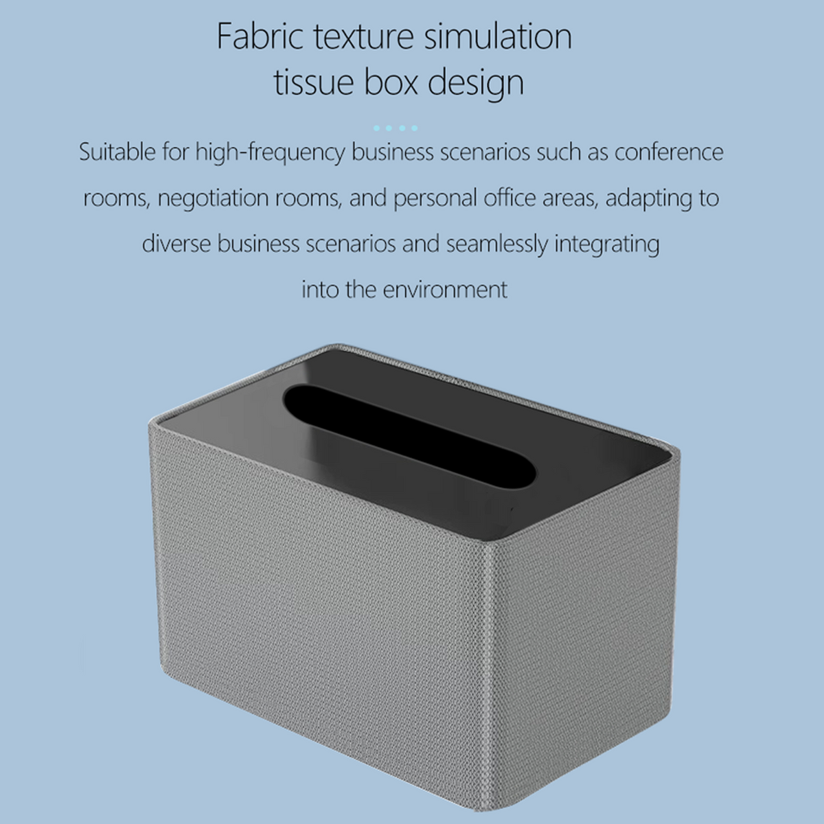 Anti-Recording Voice Recorder Blocker | Ultrasonic Privacy Protector Tissue Box Design for Meeting & Office