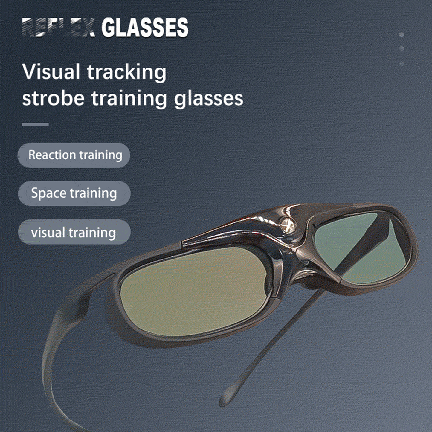 GS01 Strobe Training Glasses | Reflex Glasses for Reaction, Posture Correction & Sports Vision
