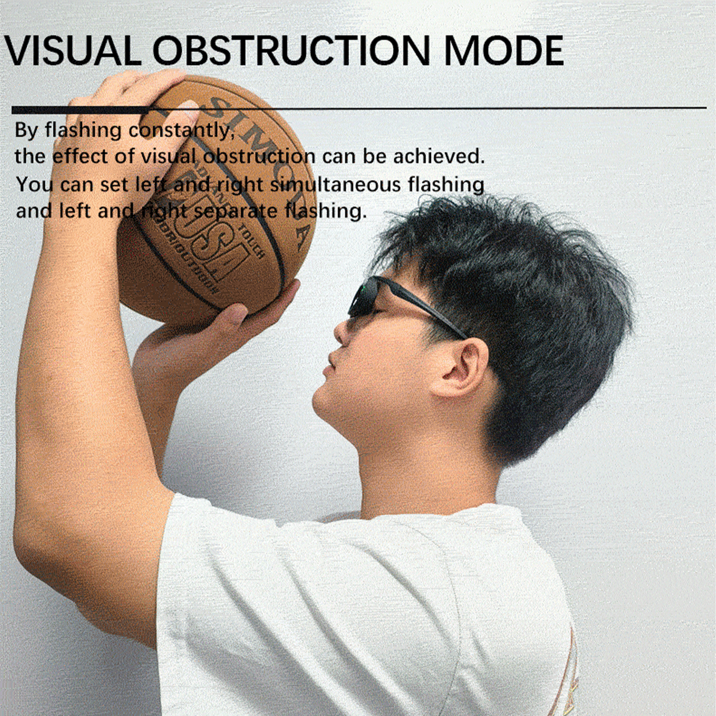 GS01 Strobe Training Glasses | Reflex Glasses for Reaction, Posture Correction & Sports Vision