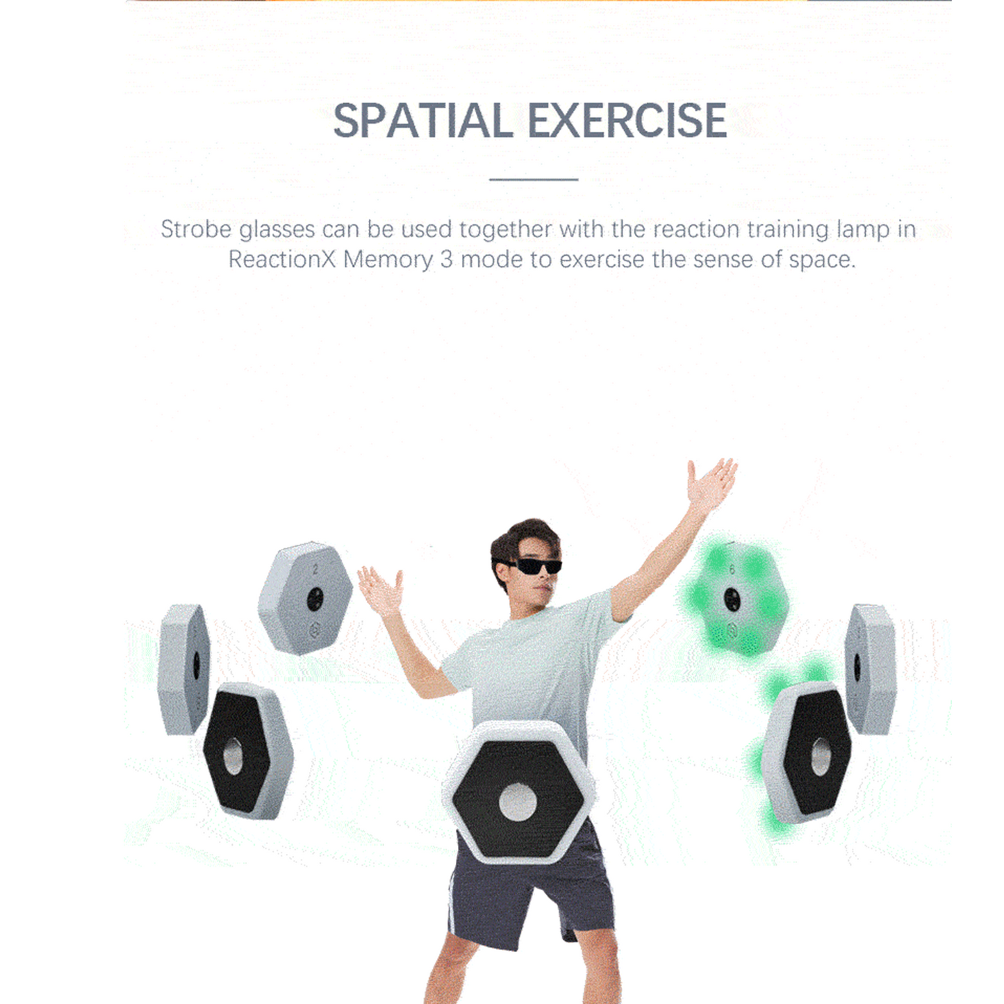 GS05 Strobe Training Glasses | Reflex Glasses for Reaction, Posture Correction & Sports Vision Training