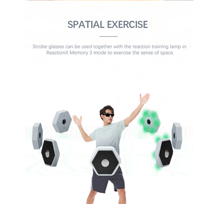 GS05 Strobe Training Glasses | Reflex Glasses for Reaction, Posture Correction & Sports Vision Training
