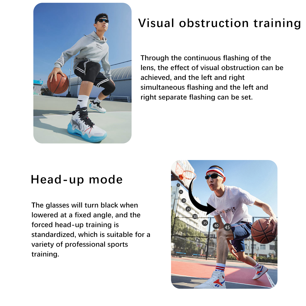 GS06 Strobe Training Glasses | Reflex Glasses for Reaction, Posture Correction & Sports Vision Training
