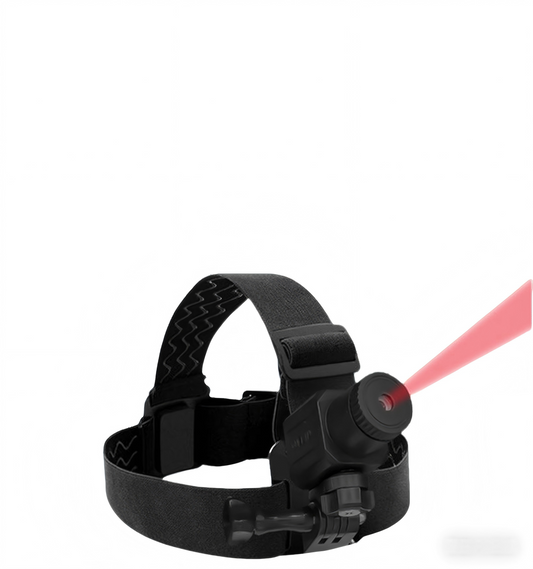 Head-Mounted Laser Training Device | Adjustable Laser, 10M Distance, Multi-Part Wearable for Reaction & Rehabilitation Training