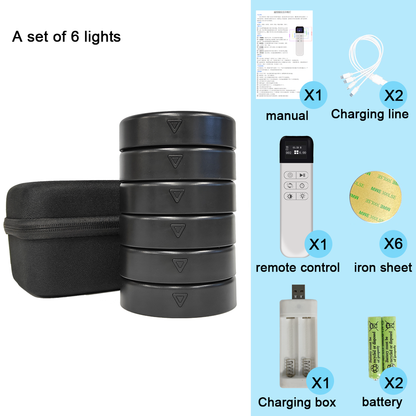Upgraded Remote Control Reaction Training Light | 6 Modes, 5-Color Lights, Agility Trainer