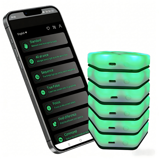 ReactionX PRO Upgraded Smart Reaction Training Light, 29+ Modes with 0.01s High Precision