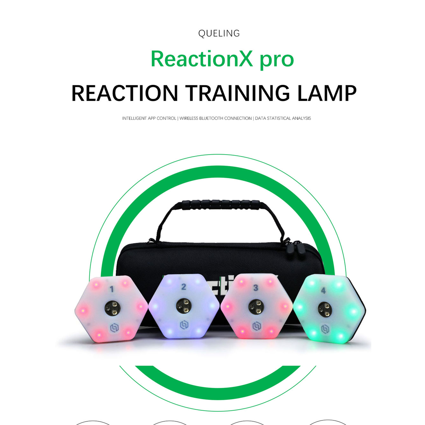 ReactionX PRO Upgraded Smart Reaction Training Light, 29+ Modes with 0.01s High Precision