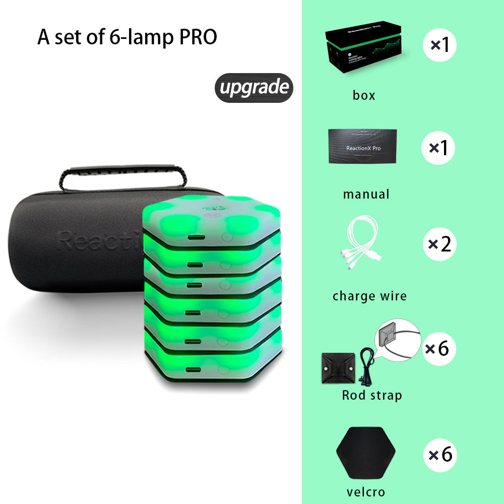 ReactionX PRO Upgraded Smart Reaction Training Light, 29+ Modes with 0.01s High Precision