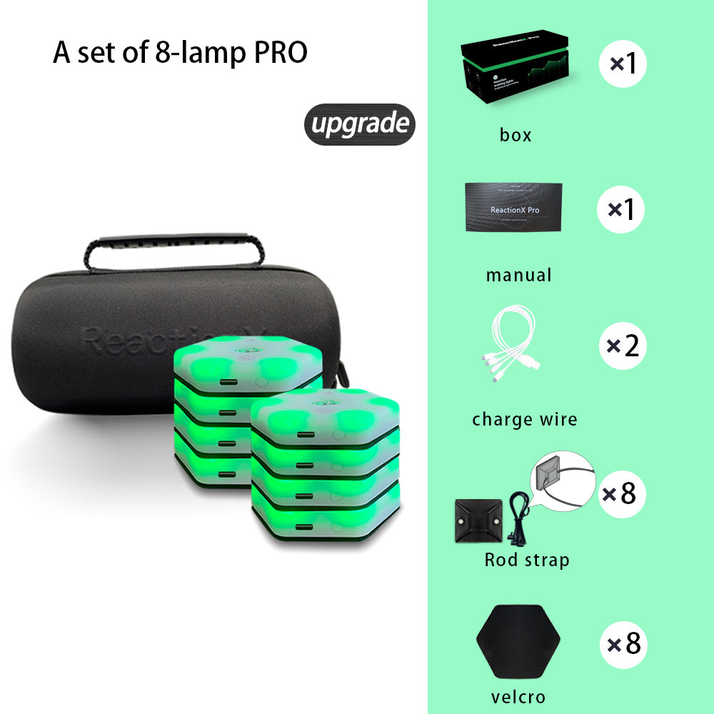 ReactionX PRO Upgraded Smart Reaction Training Light, 29+ Modes with 0.01s High Precision