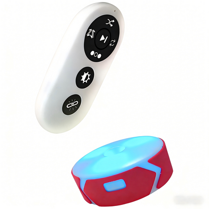 Remote Control Reaction Training Light (Red), 4 Training Modes, 10m Wireless Remote, Indoor Physical Agility Trainer