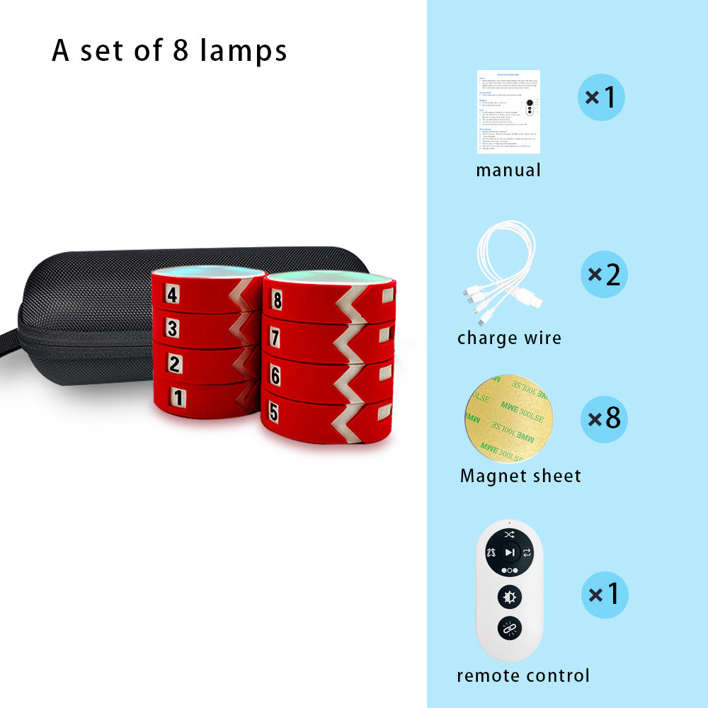 Remote Control Reaction Training Light (Red), 4 Training Modes, 10m Wireless Remote, Indoor Physical Agility Trainer